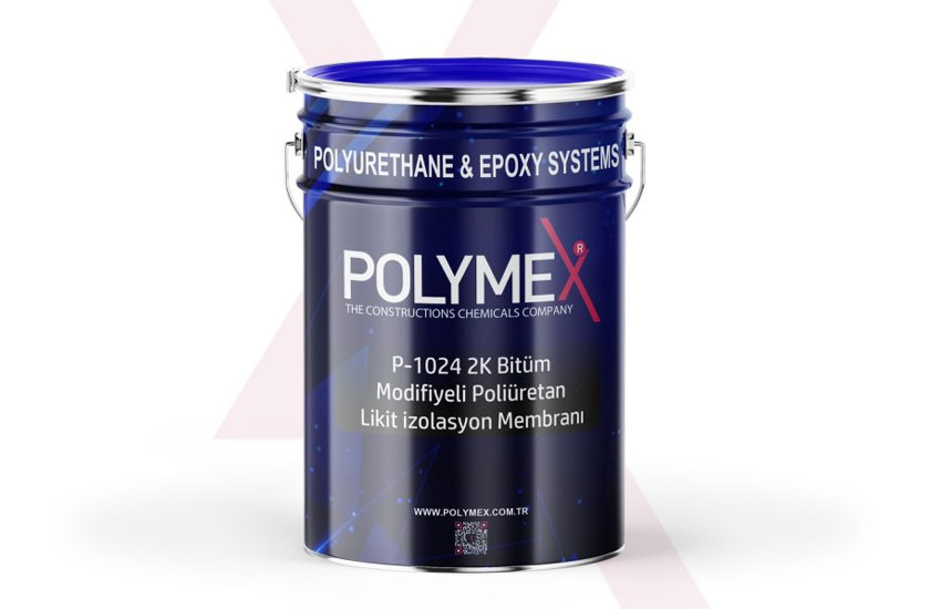 Polymex P-1024 2K Bitüm Modifiyeli Poliüretan Likit izolasyon Membranı