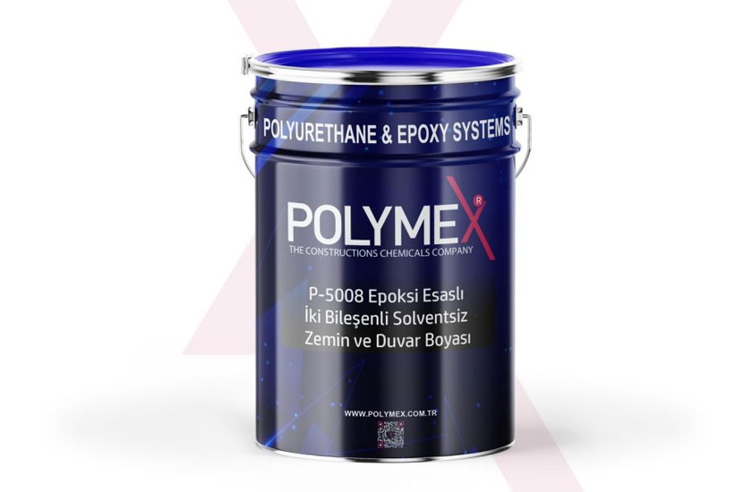 Polymex P-5008 Epoksi Esaslı İki Bileşenli Solventsiz Zemin ve Duvar Boyası