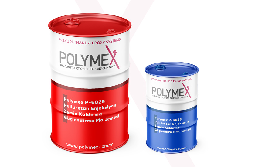 Polymex P-6025 Poliüretan Enjeksiyon Zemin Kaldırma Güçlendirme Malzemesi