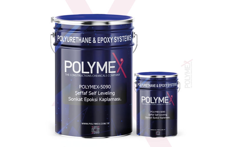 POLYMEX-5090- Şeffaf Self Leveling Sonkat Epoksi Kaplaması.