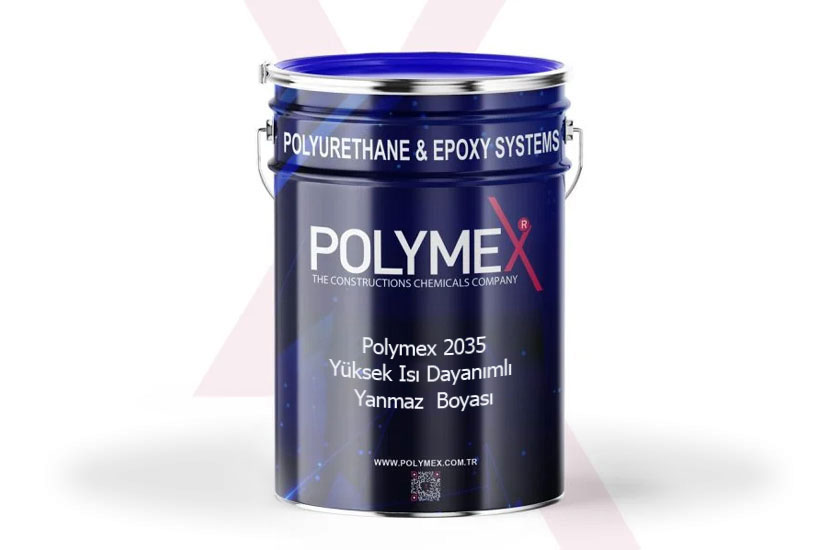 Polymex-2035-Yüksek Isı Dayanımlı Yanmaz  Boyası